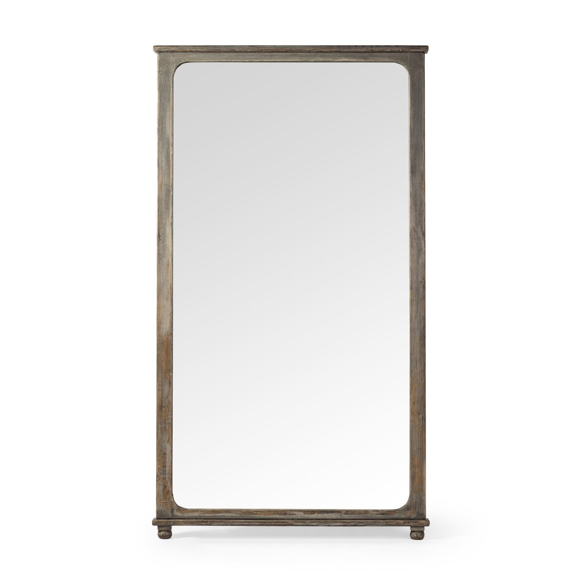  Orleans Floor Mirror - Blue Antiqued Pine 