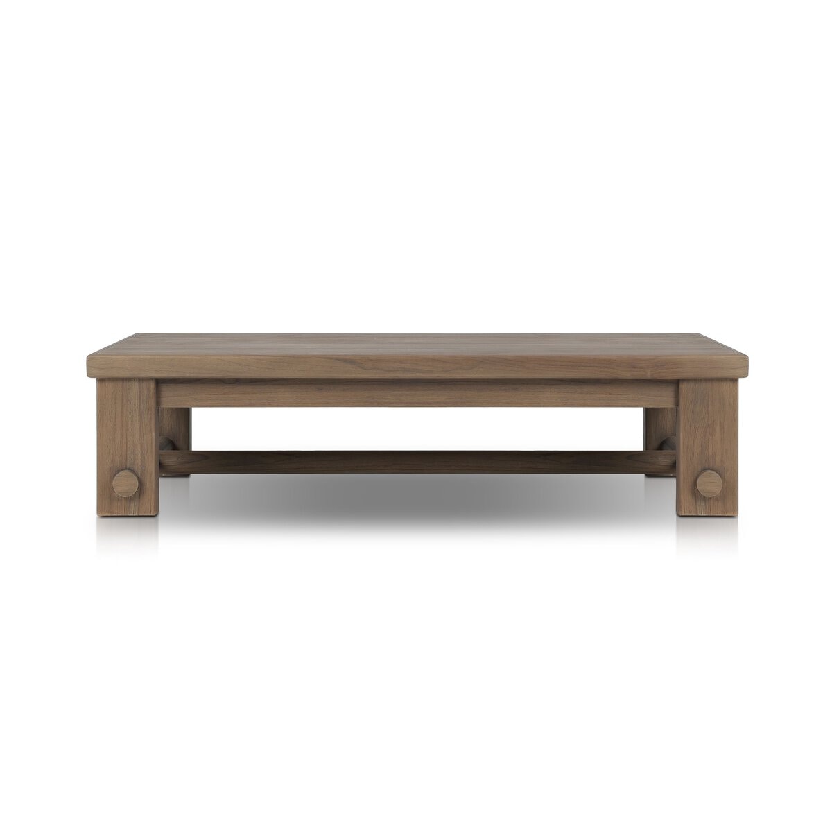  Lumi Outdoor Coffee Table in Stained Toasted Brown-FSC 