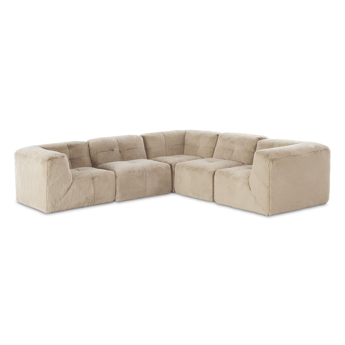  Miles 5Pc Sectional-Boden Pewter 