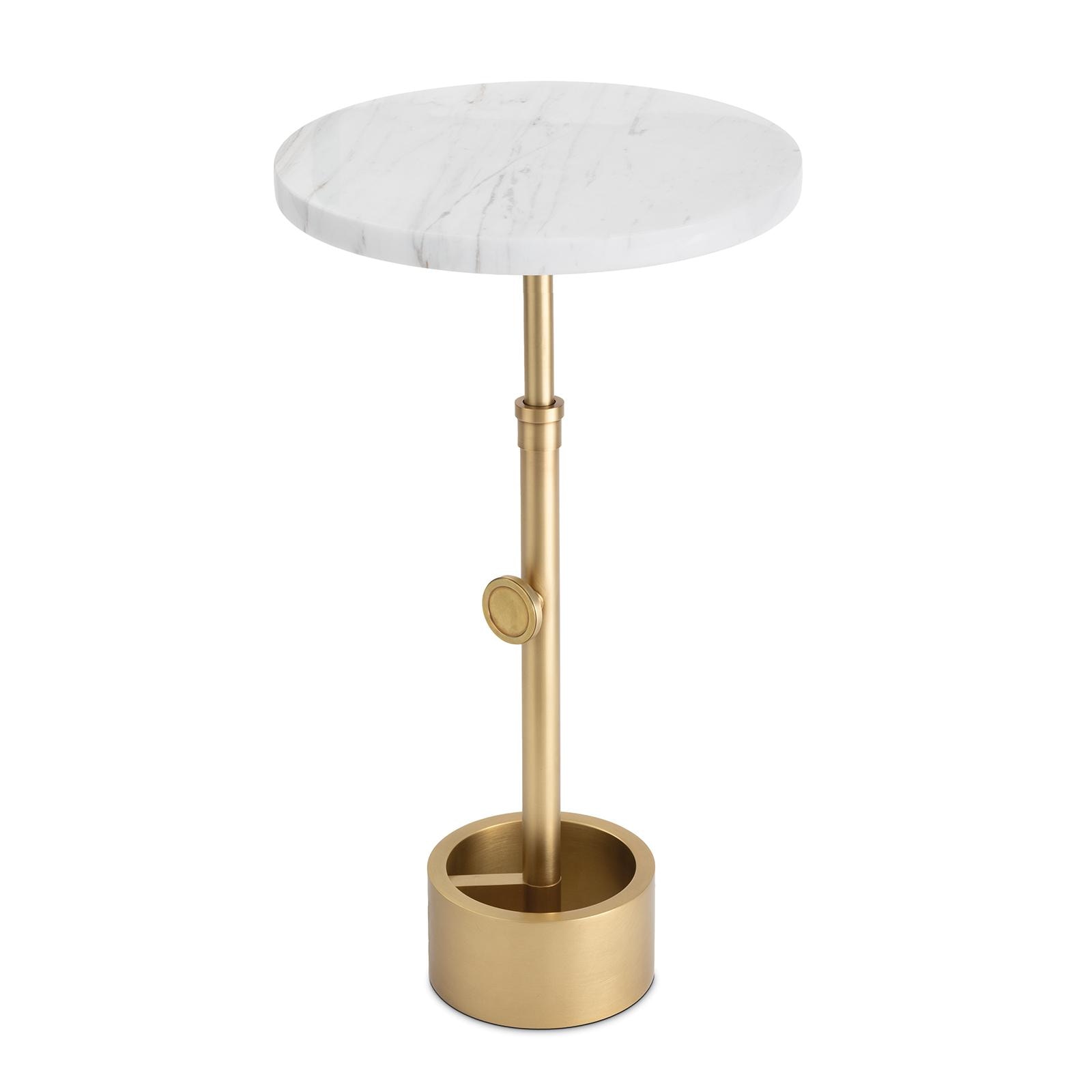  Myles Accent Table (Natural Brass) 