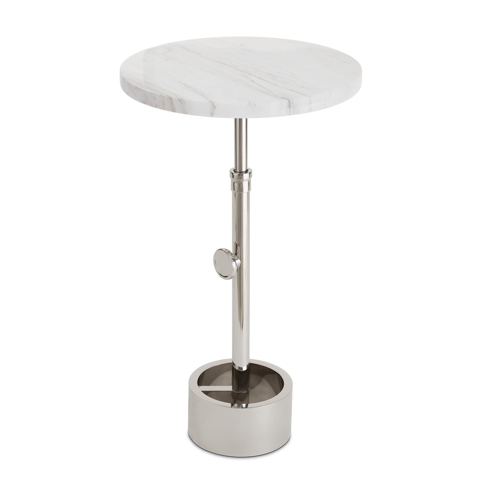  Myles Accent Table (Polished Nickel) 