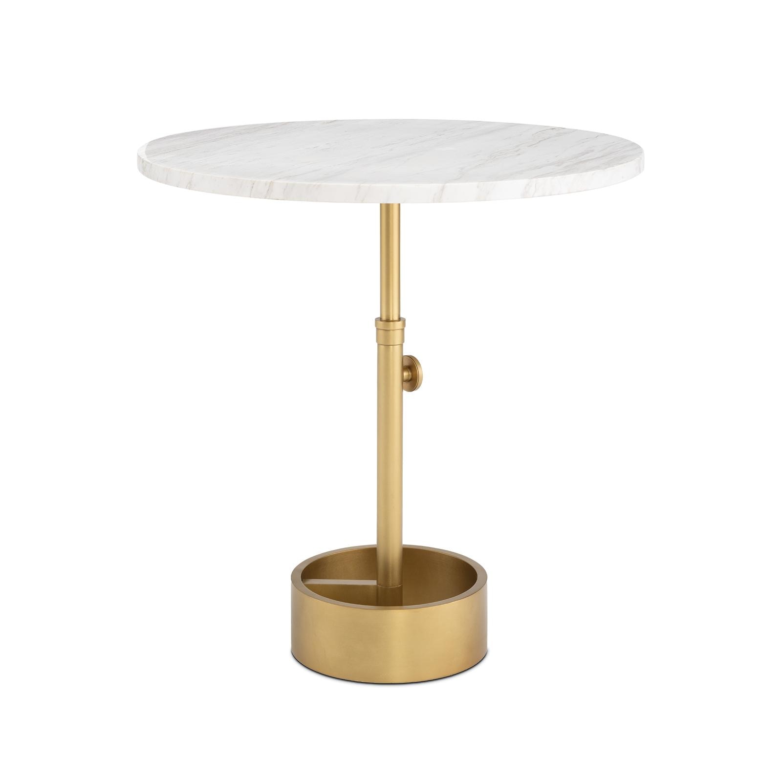 Myles Accent Table Large (Natural Brass) 