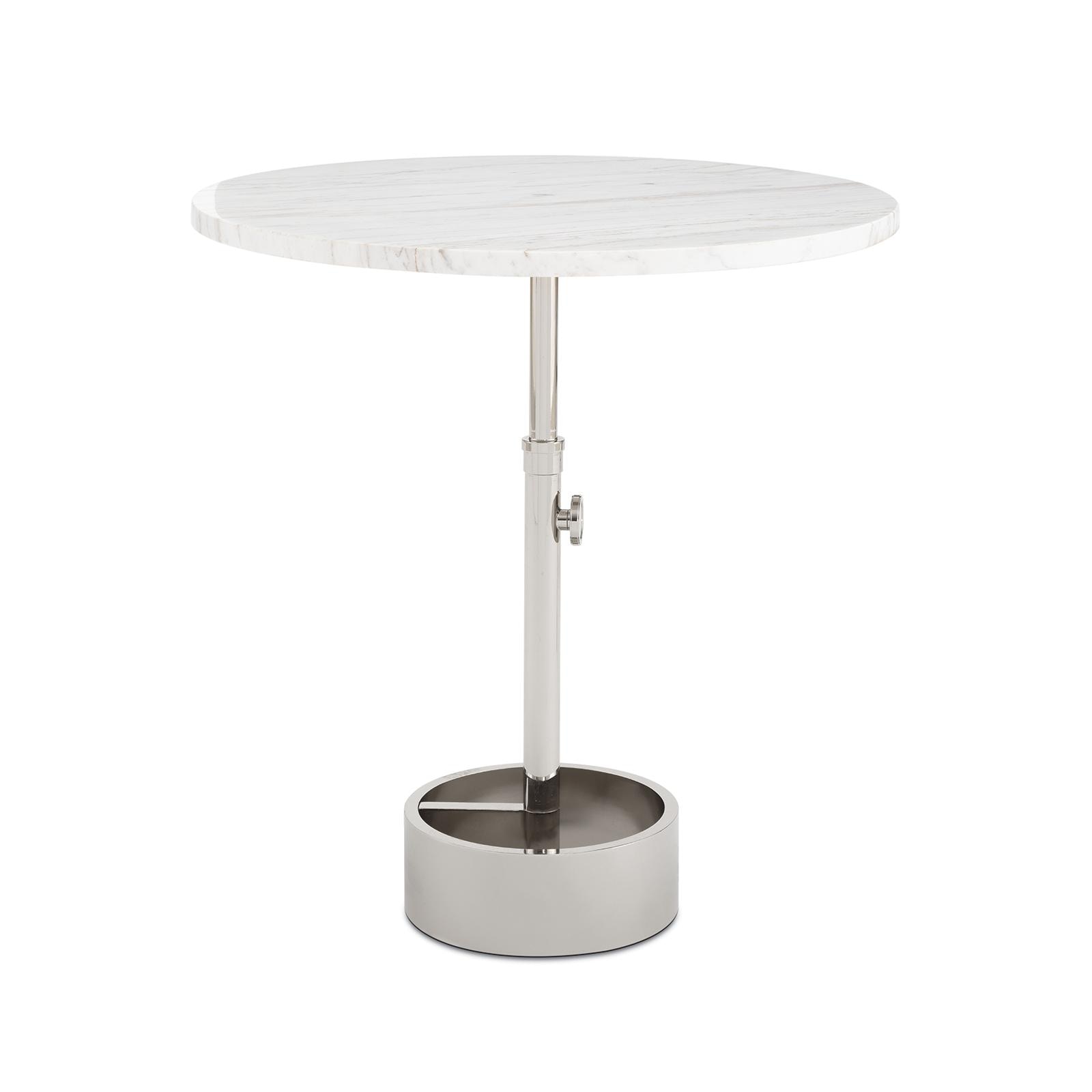  Myles Accent Table Large (Polished Nickel) 
