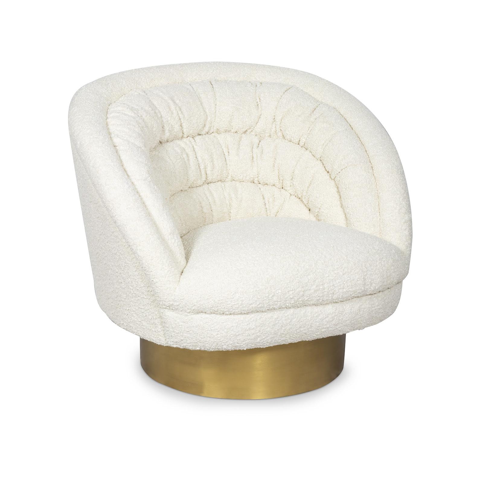  Gigi Chair (Boucle Faux Wool) 