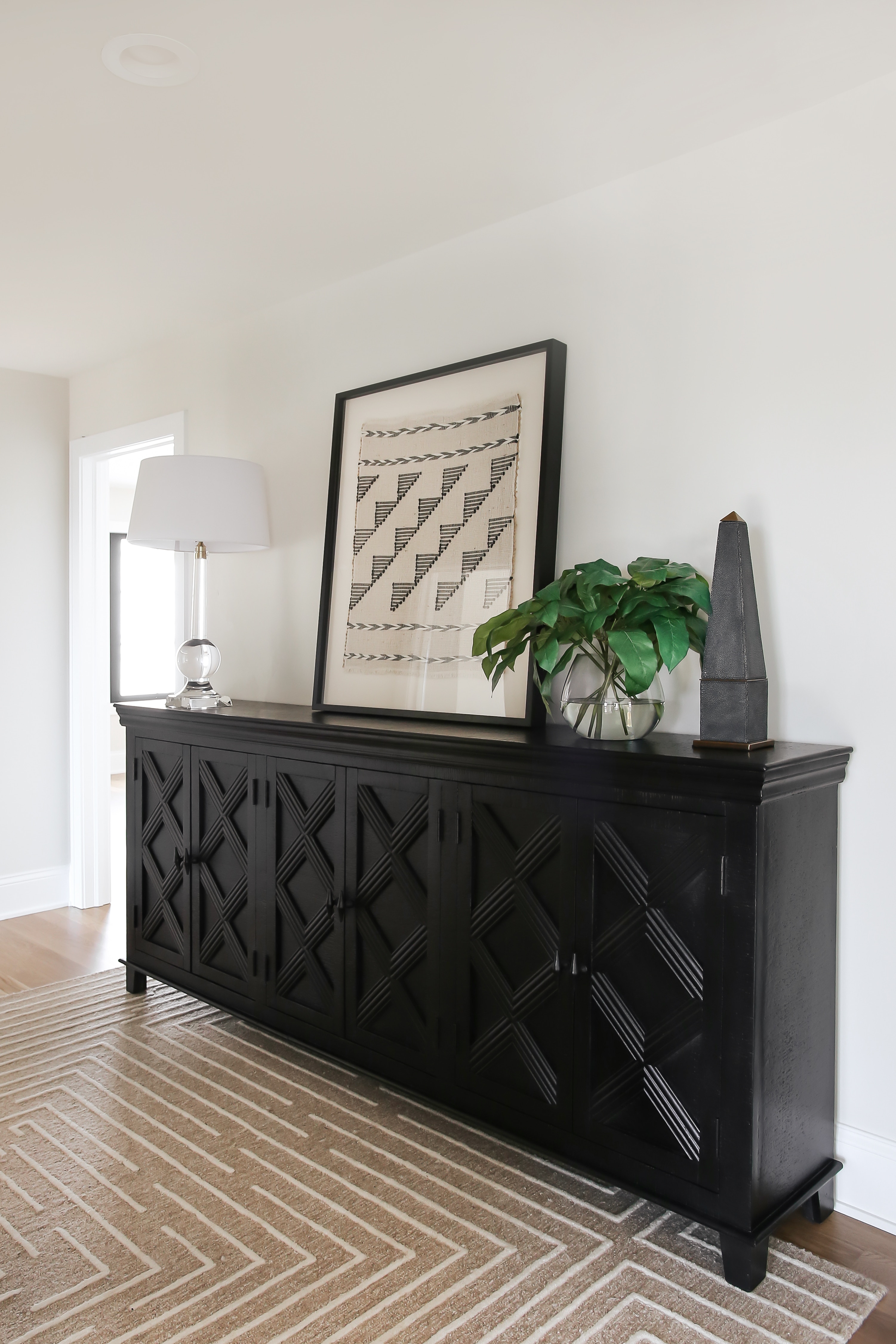 Eaton Grey Six Door Sideboard
