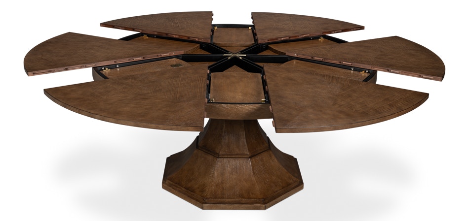 Giselle Jupe Dining Table - Large, Light Mink