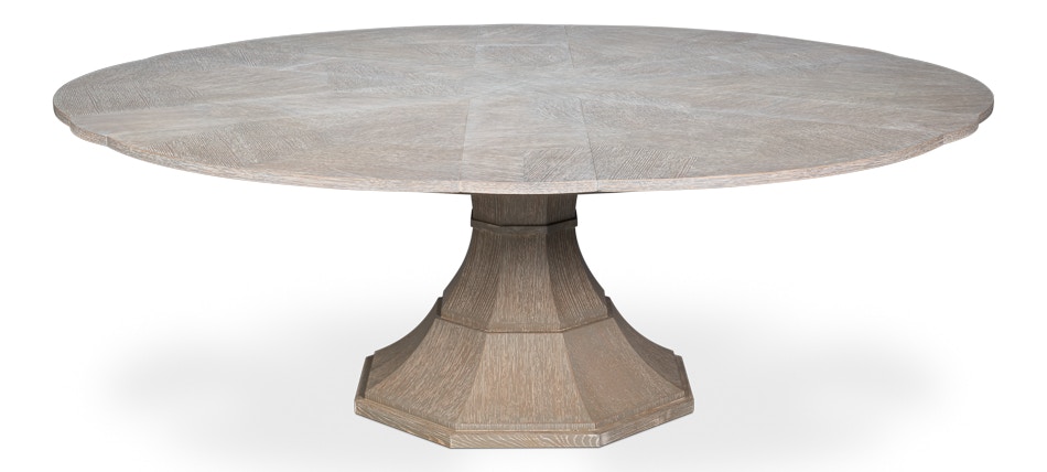  Giselle Jupe Table, Large, Moonskin Finish 