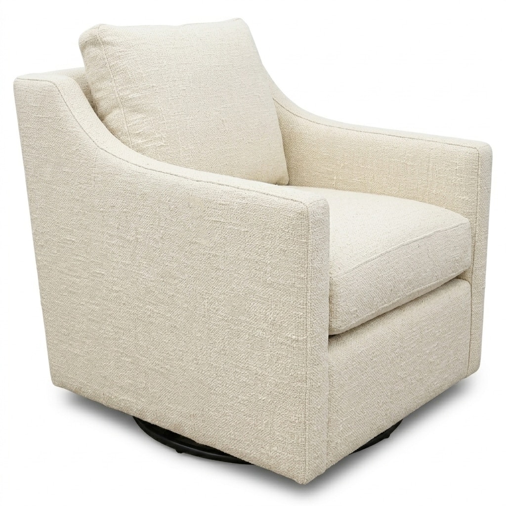  WINNIE FABRIC ACCENT SWIVEL CHAIR 