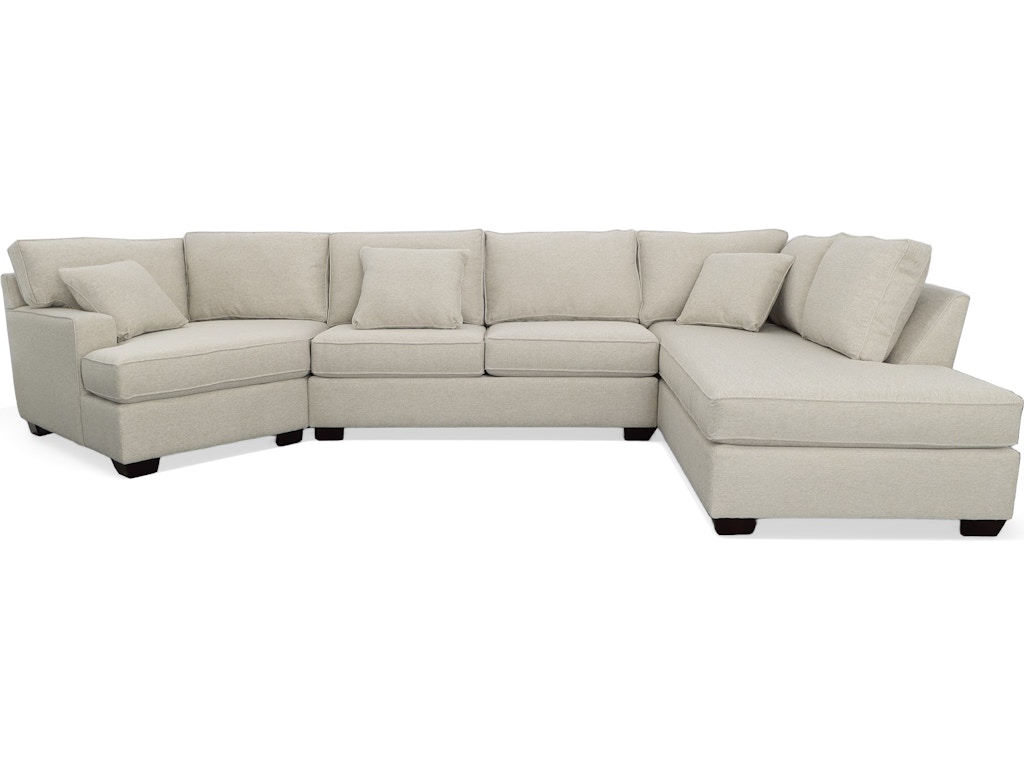 Thomas 3 Piece Sectional with LA Cuddler