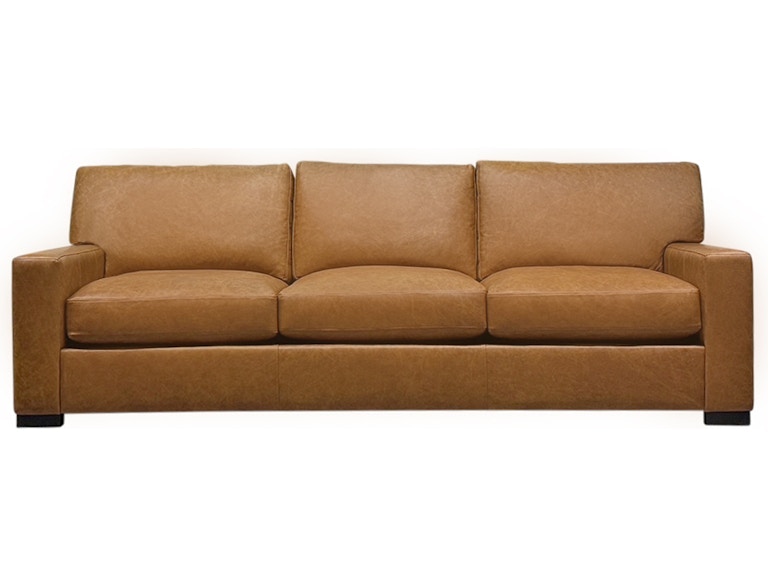  Leather Sutton Track Arm Sofa XXL 