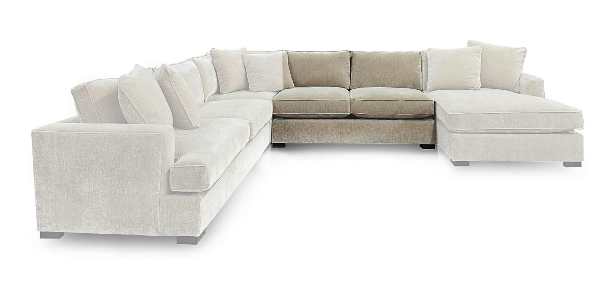  Forsyth Armless Apartment Sofa in Geneva Doe 