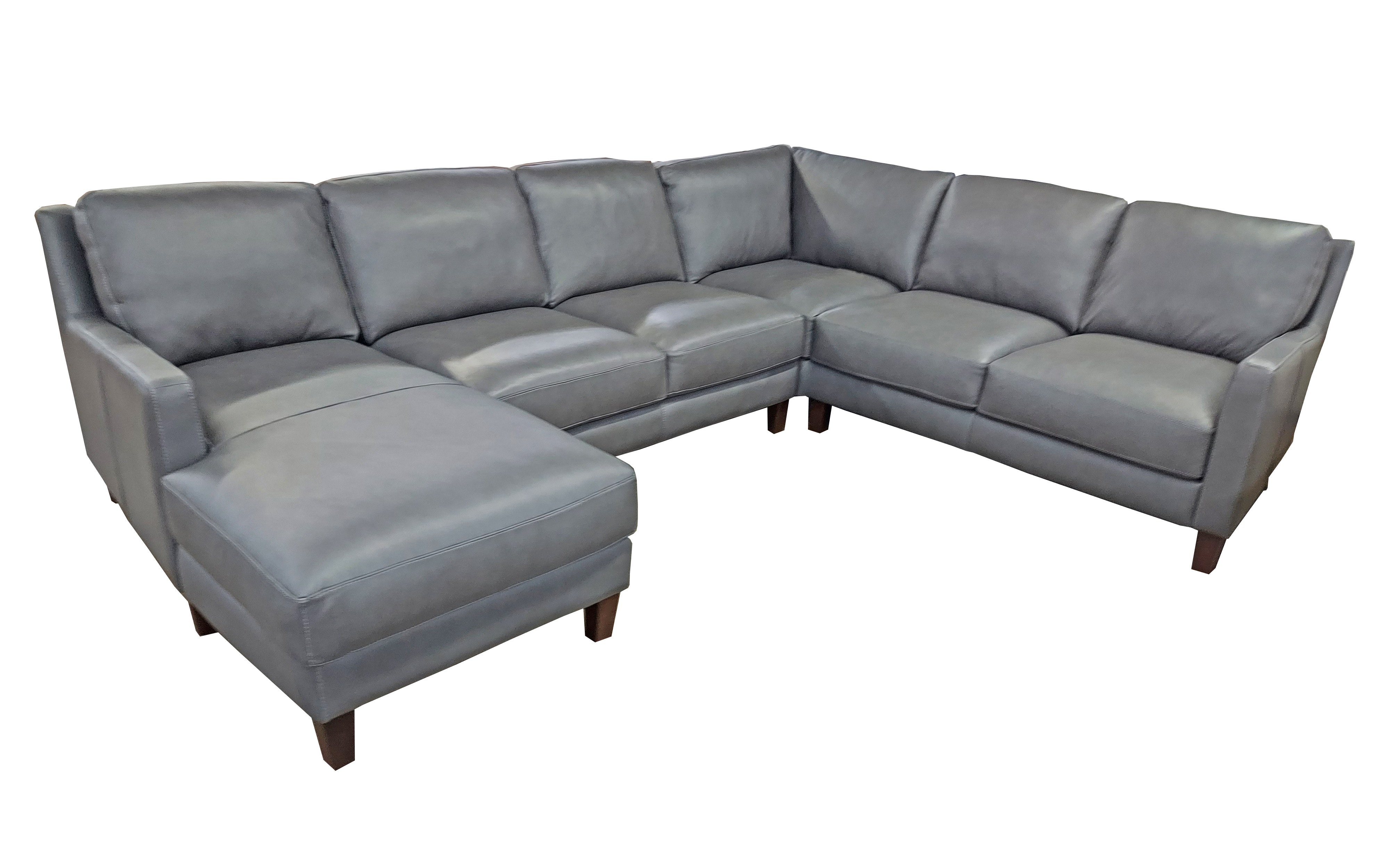  3 Piece Nicola Leather Sectional 