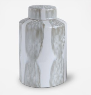  Decorative Stoneware Ginger Jar, Large 