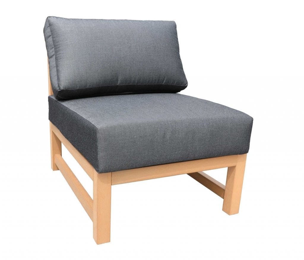 Kensington Slipper Chair Sol Teak In Natural Or Weathered Finish Cbc80004