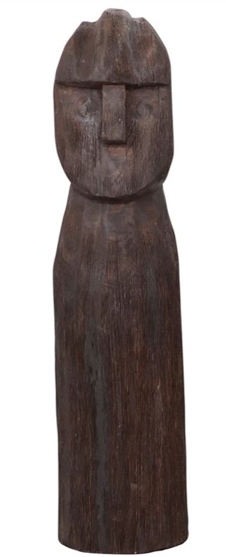  Hand Carved Mango Wood Figure, Large 