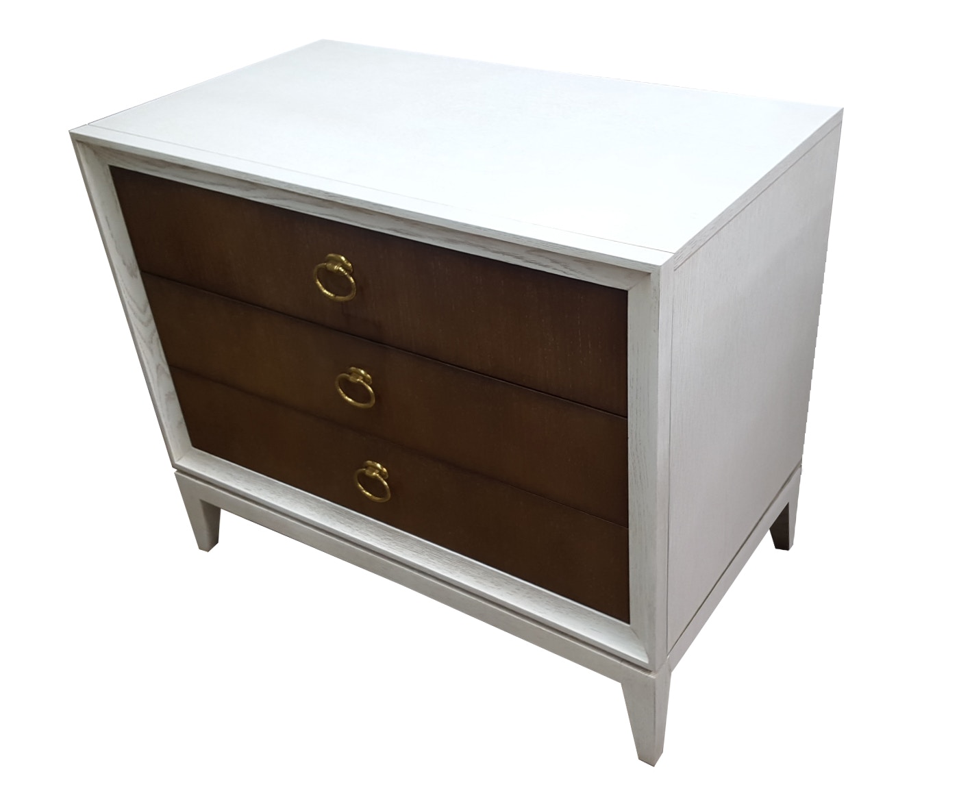  Details Three Drawer Large Nightstand 