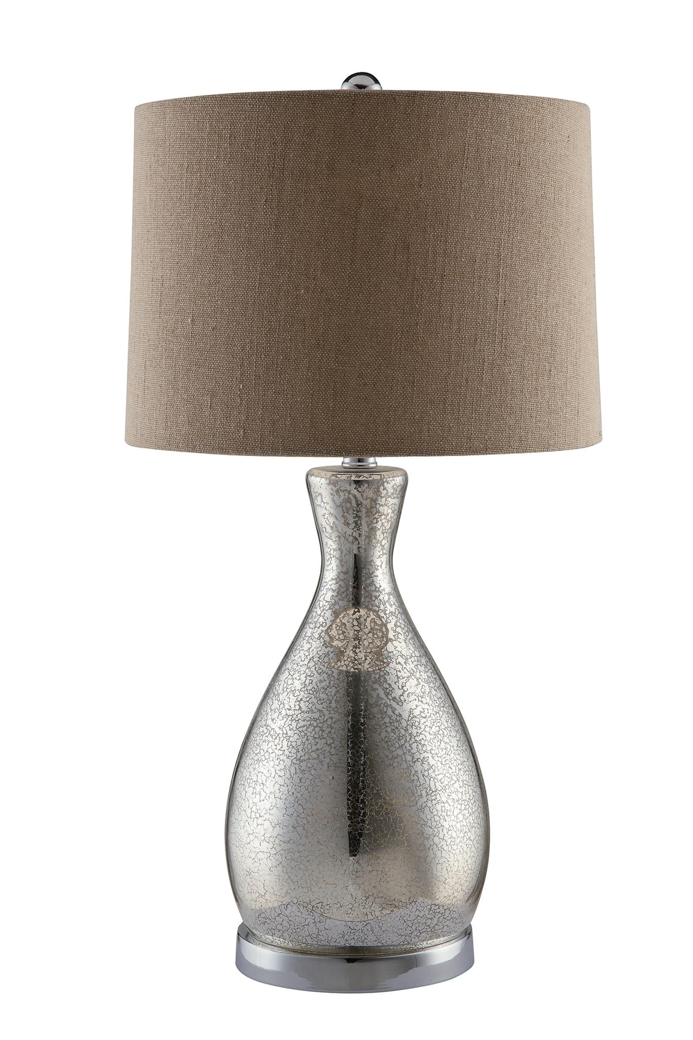 silver sparkly lamp