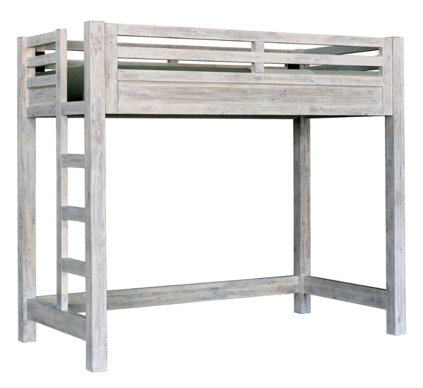  Hamilton XL Twin Canopy Bed Chalk White 