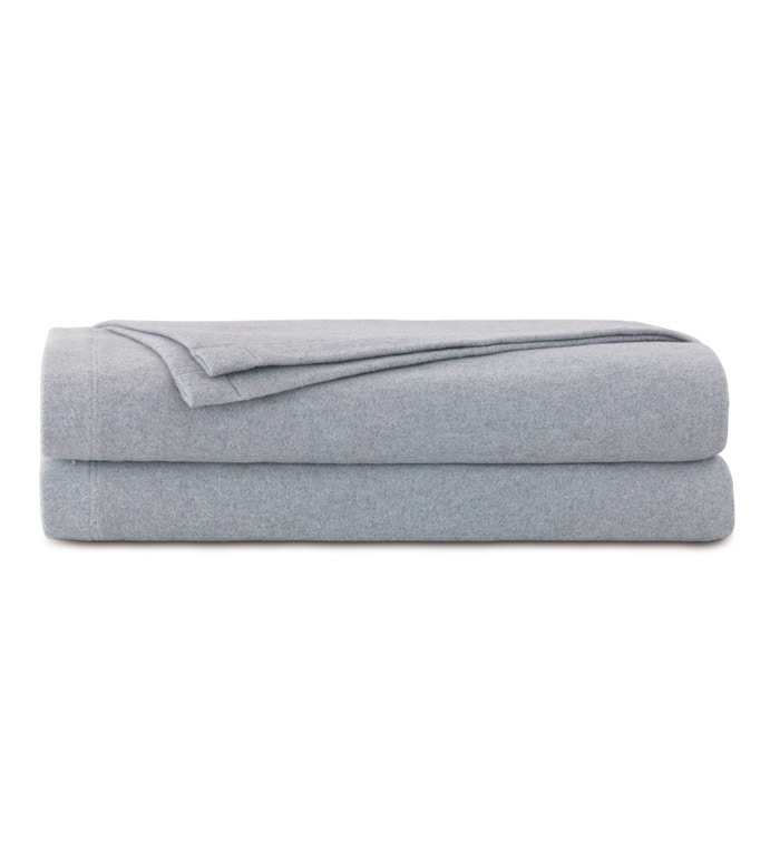  Brera Flannel Blanket in Gray 