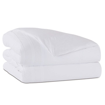  Vail Percale Duvet Conver in White 