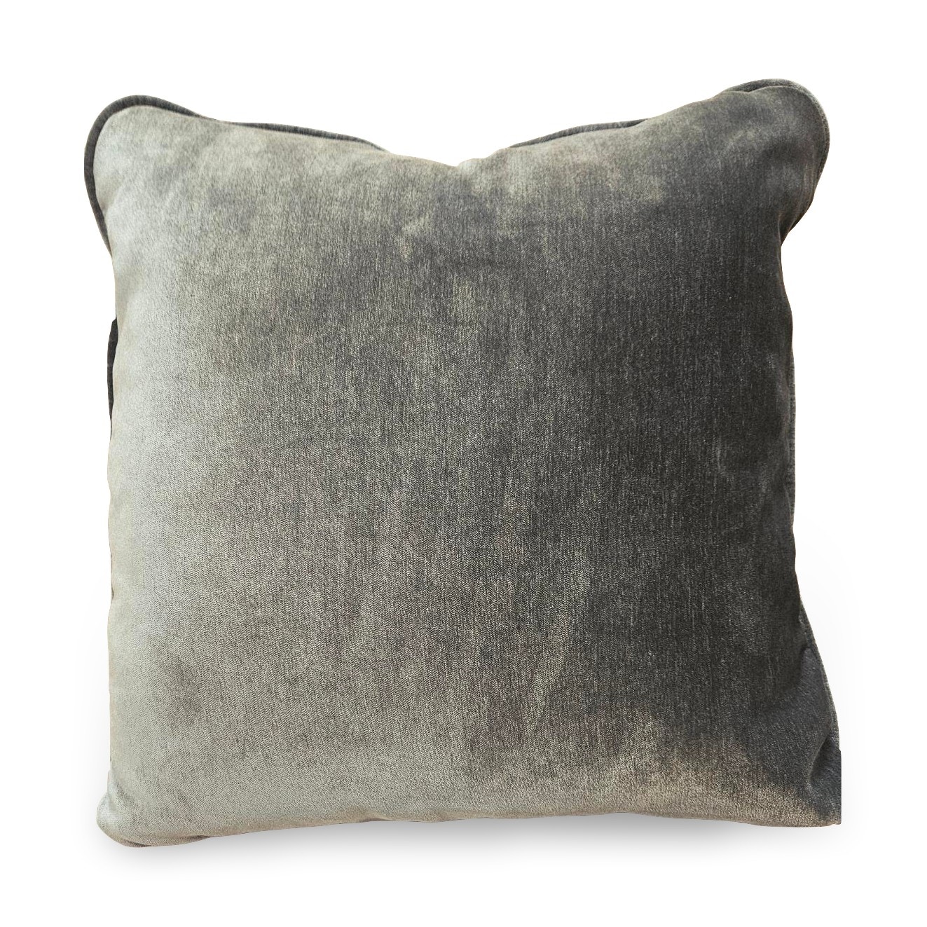  19X19 FIBER PILLOW W/WELT & ZIPPER 