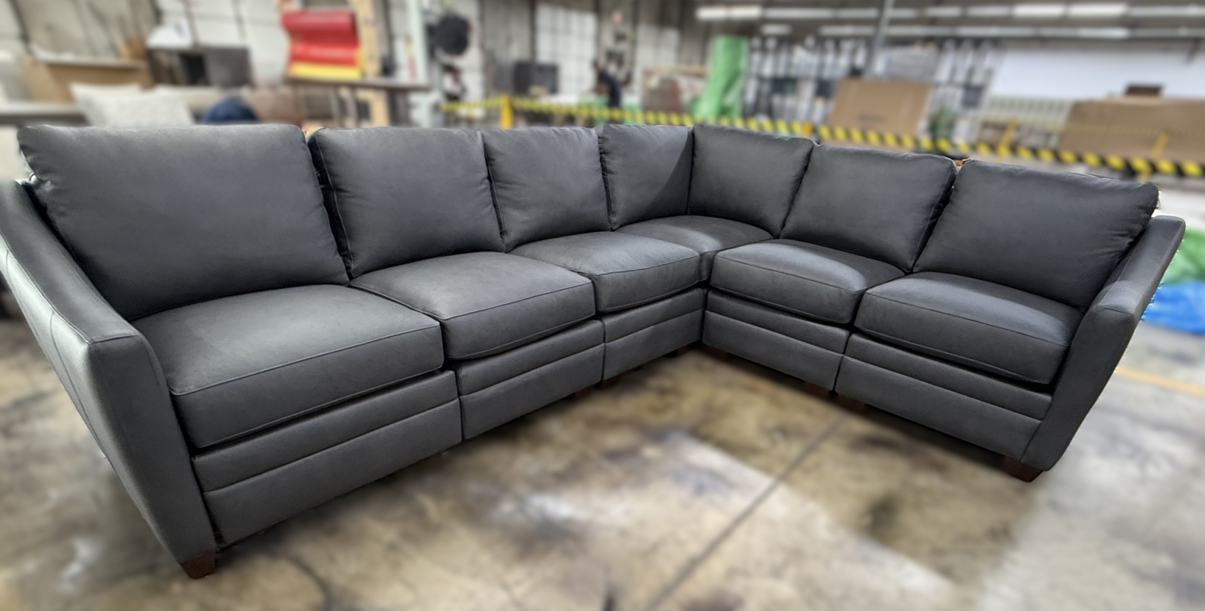  6 Piece Marsala Sectional 