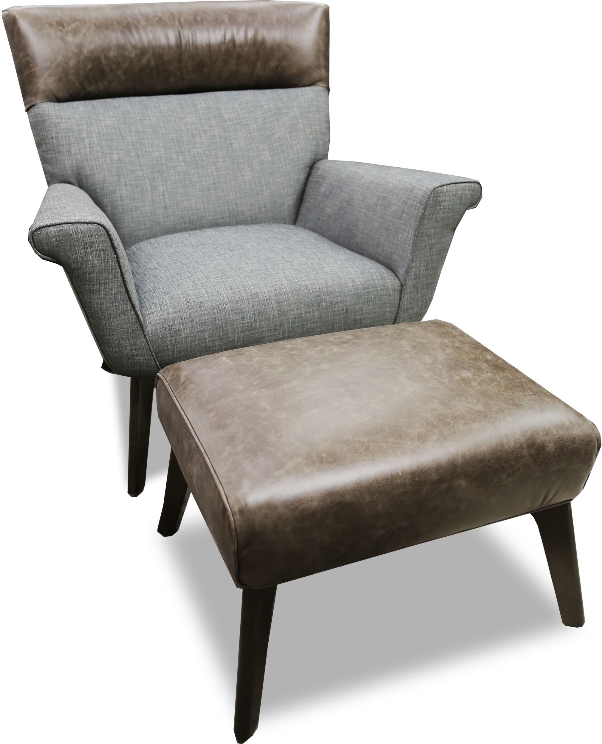 ANASTASIA LEATHER OTTOMAN