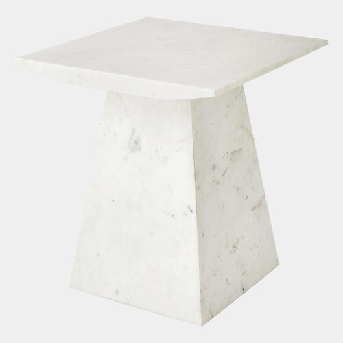  Aero Side Table-Banswara Marble 