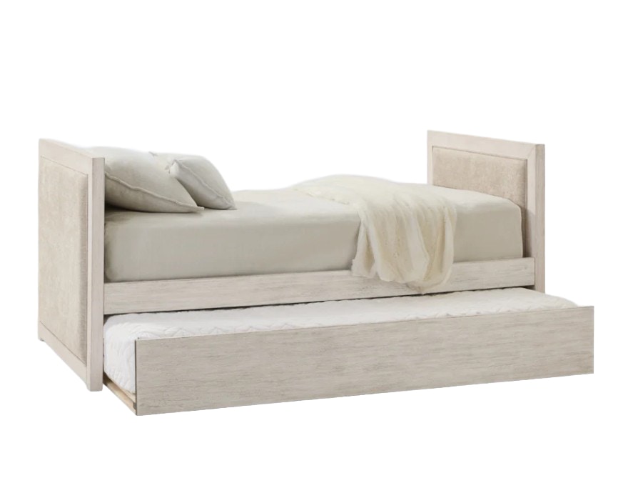  Hamilton Uph Twin Daybed with Trundle in Chalk White 