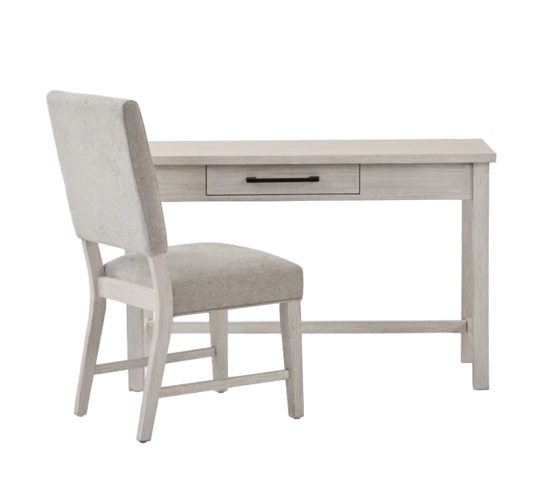  Hamilton Desk & Chair Set in Chalk White 