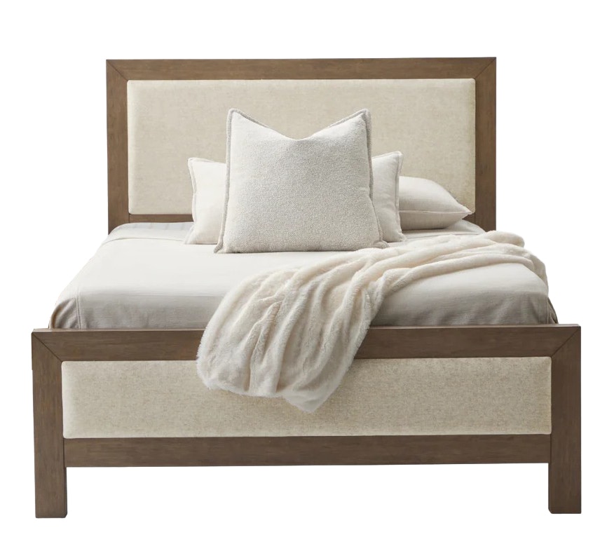  Hamilton Upholstered King Platform Bed in Vintage Smoke 