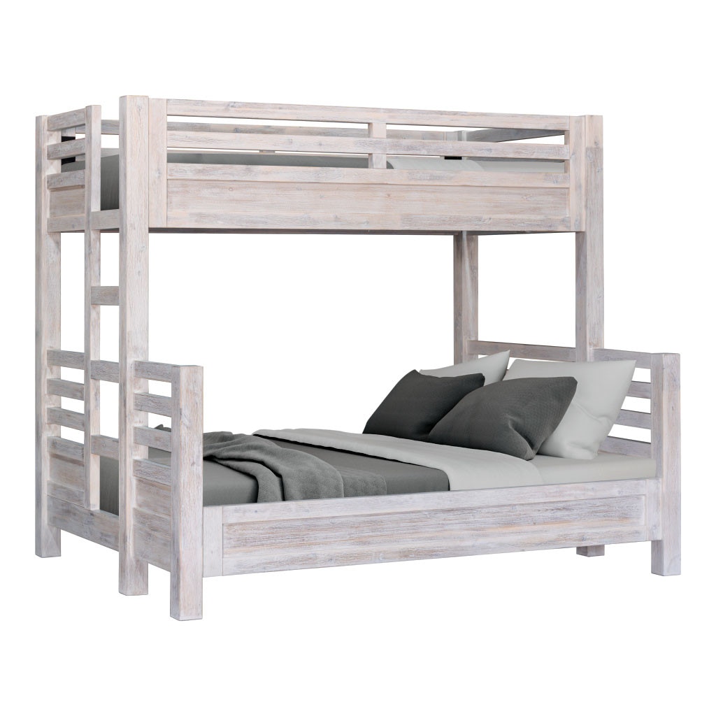  Hamilton XL Twin/Queen Bunk Bed Chalk White 