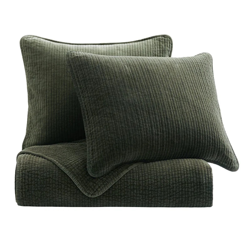  Stonewashed Cotton Velvet Quil Set 
