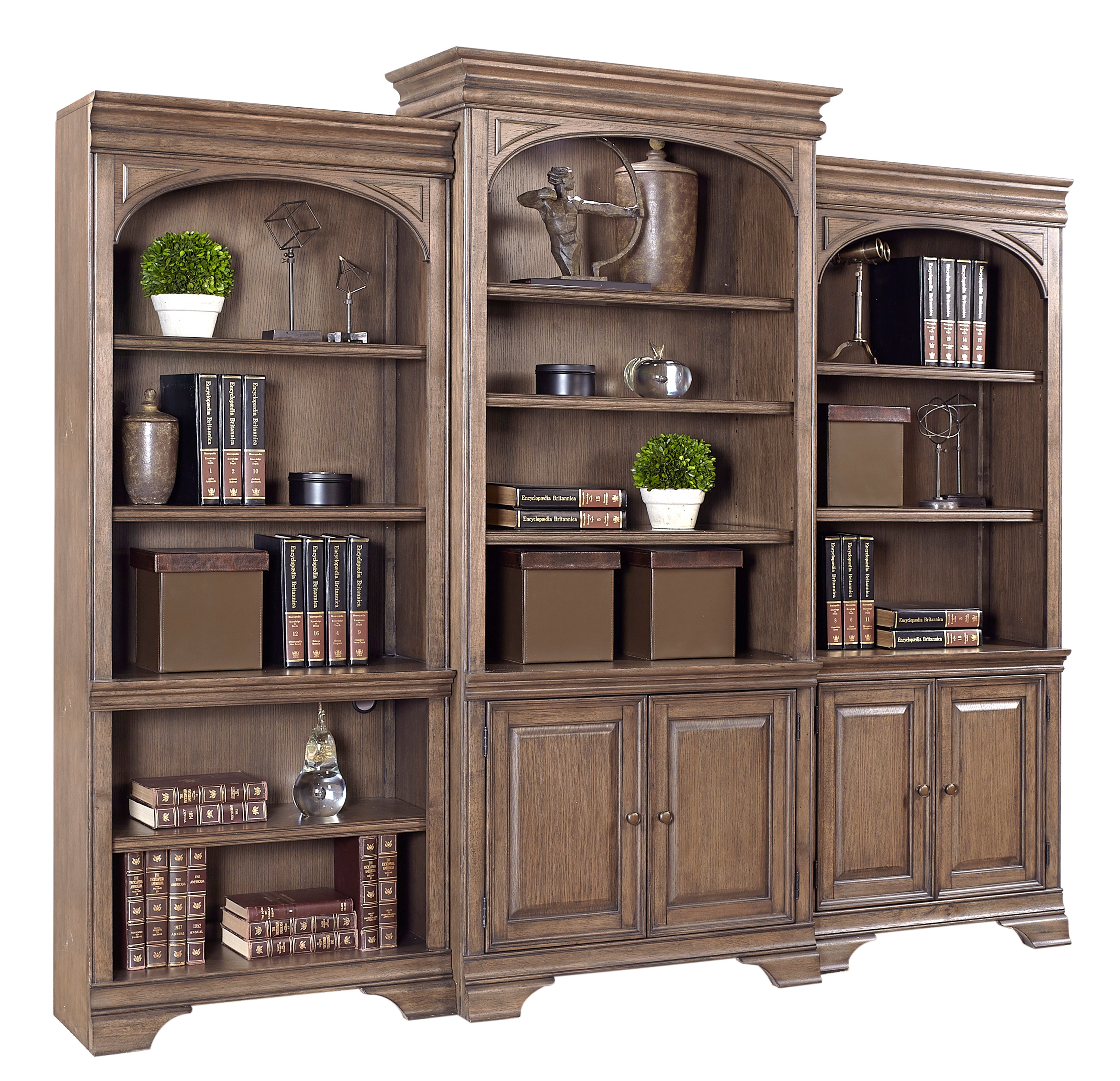 Hamilton Lighted Door Bookcase