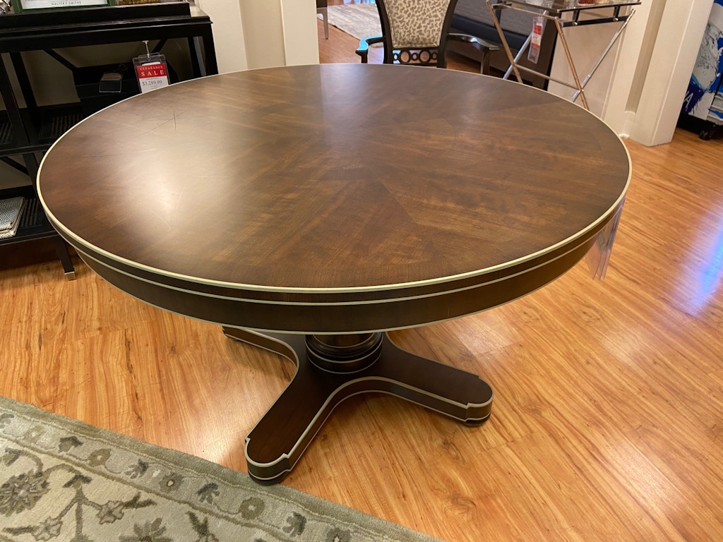 48 Inch Round Hudson Table And Pedestal Base Hkc574370 Hkc74470 Clr