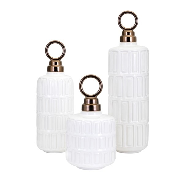 Hadley Set Of 3 Decorative Jars