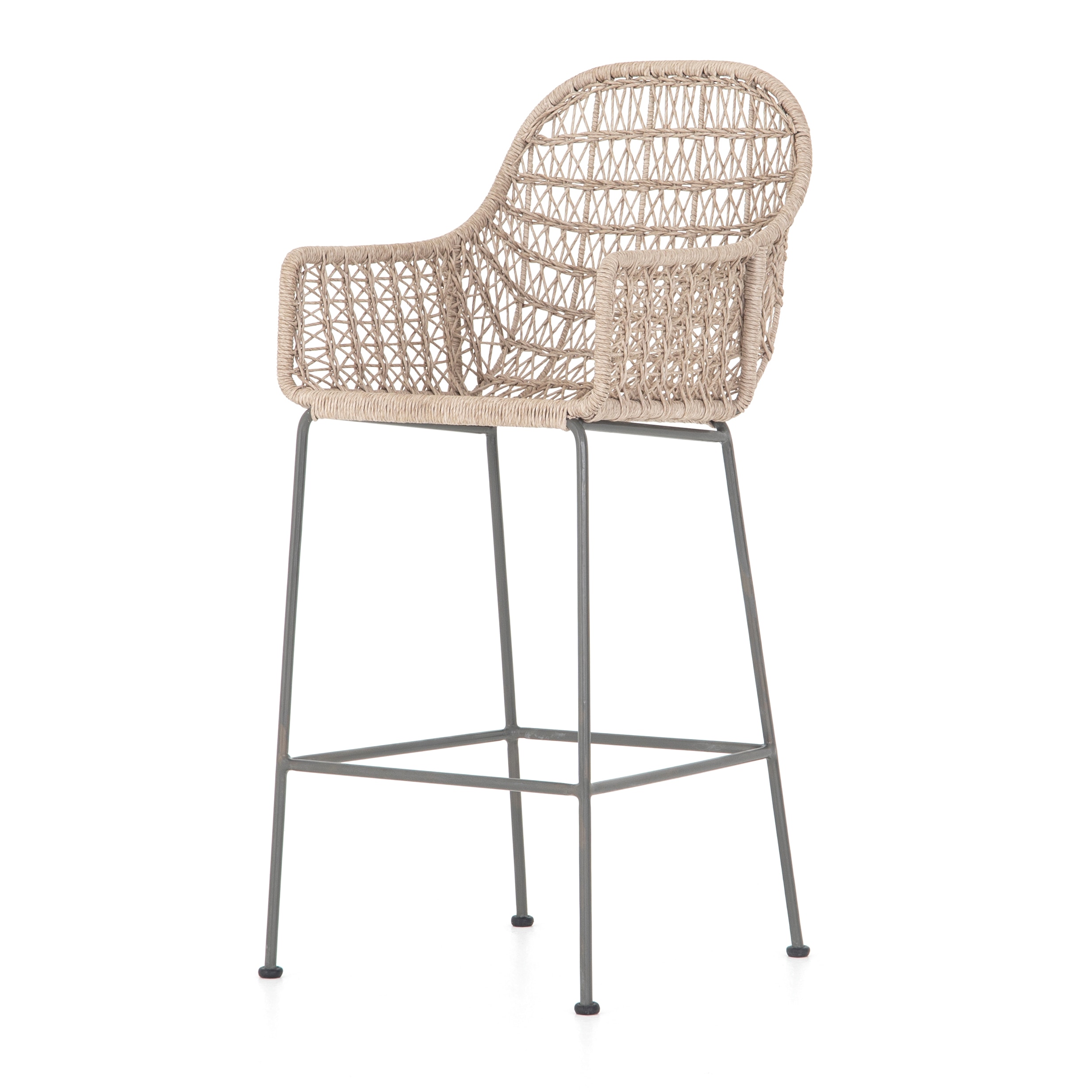 Woven wicker best sale bar stools