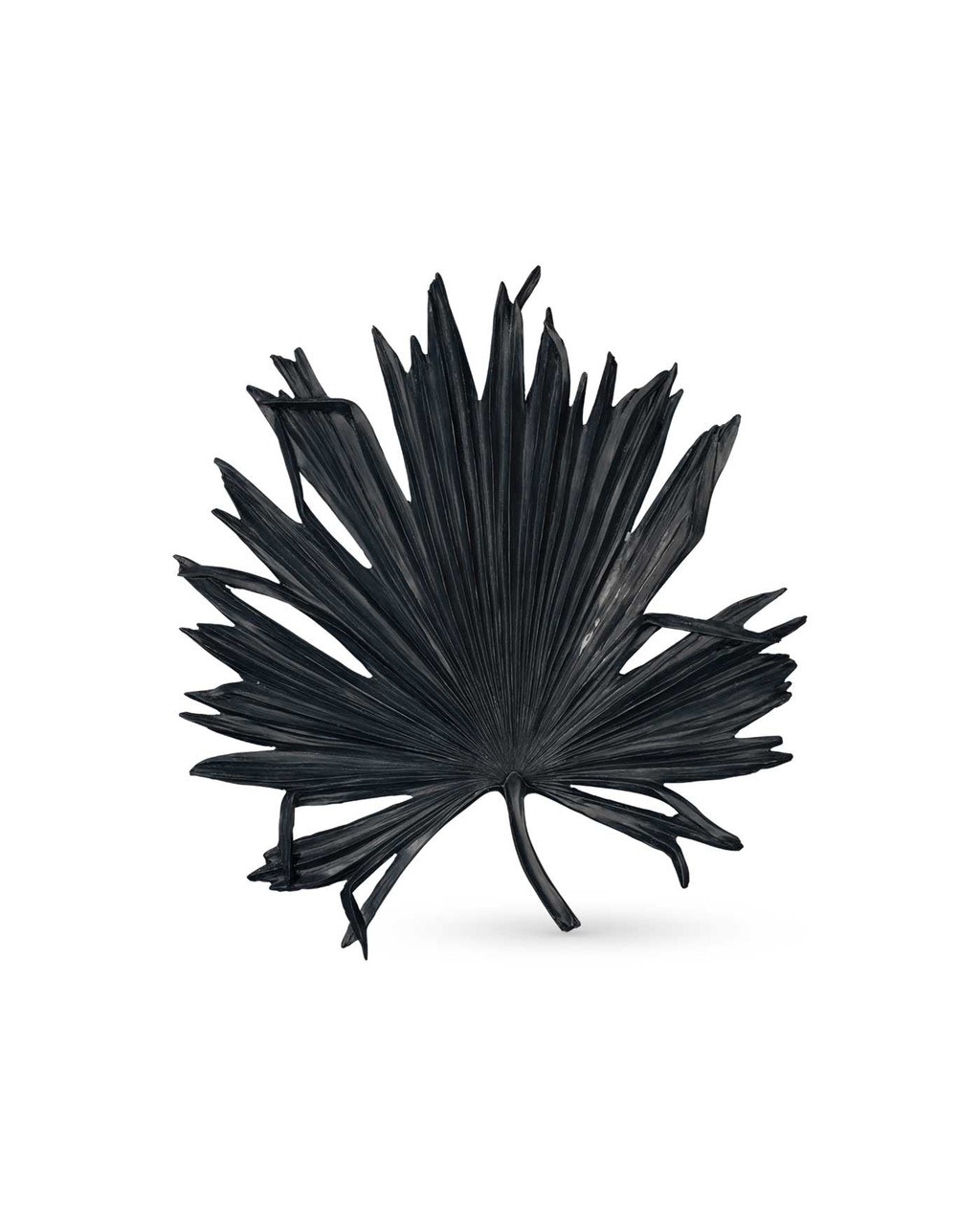  Large Island Leaf Object-Black 