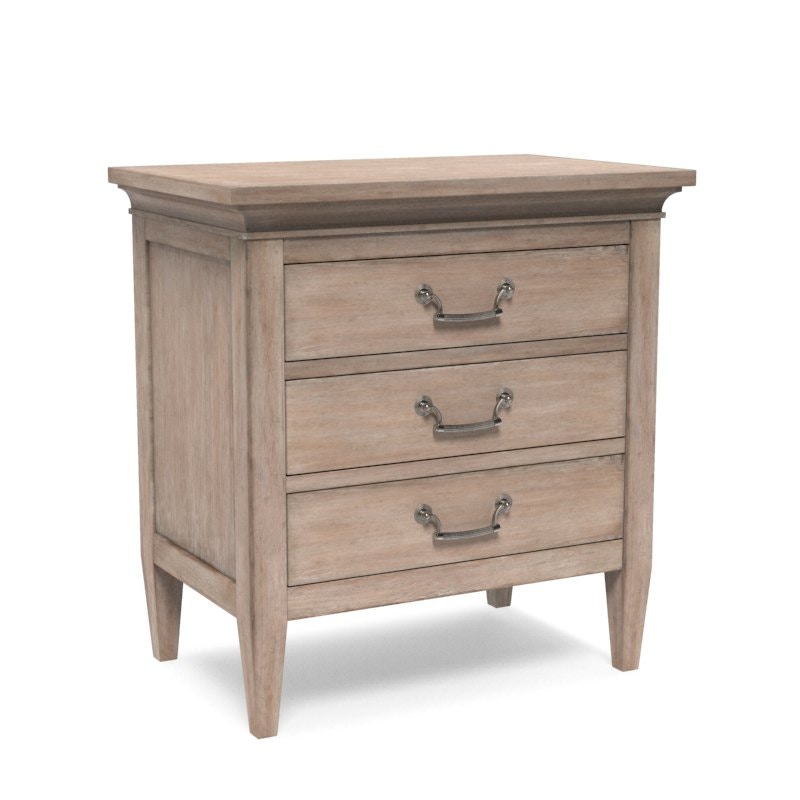 Jordan Medium Nightstand In Weathered Oak