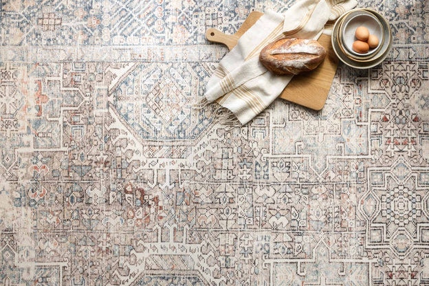 Jules-07 Rug Natural / Ocean 9.5 x 14ft