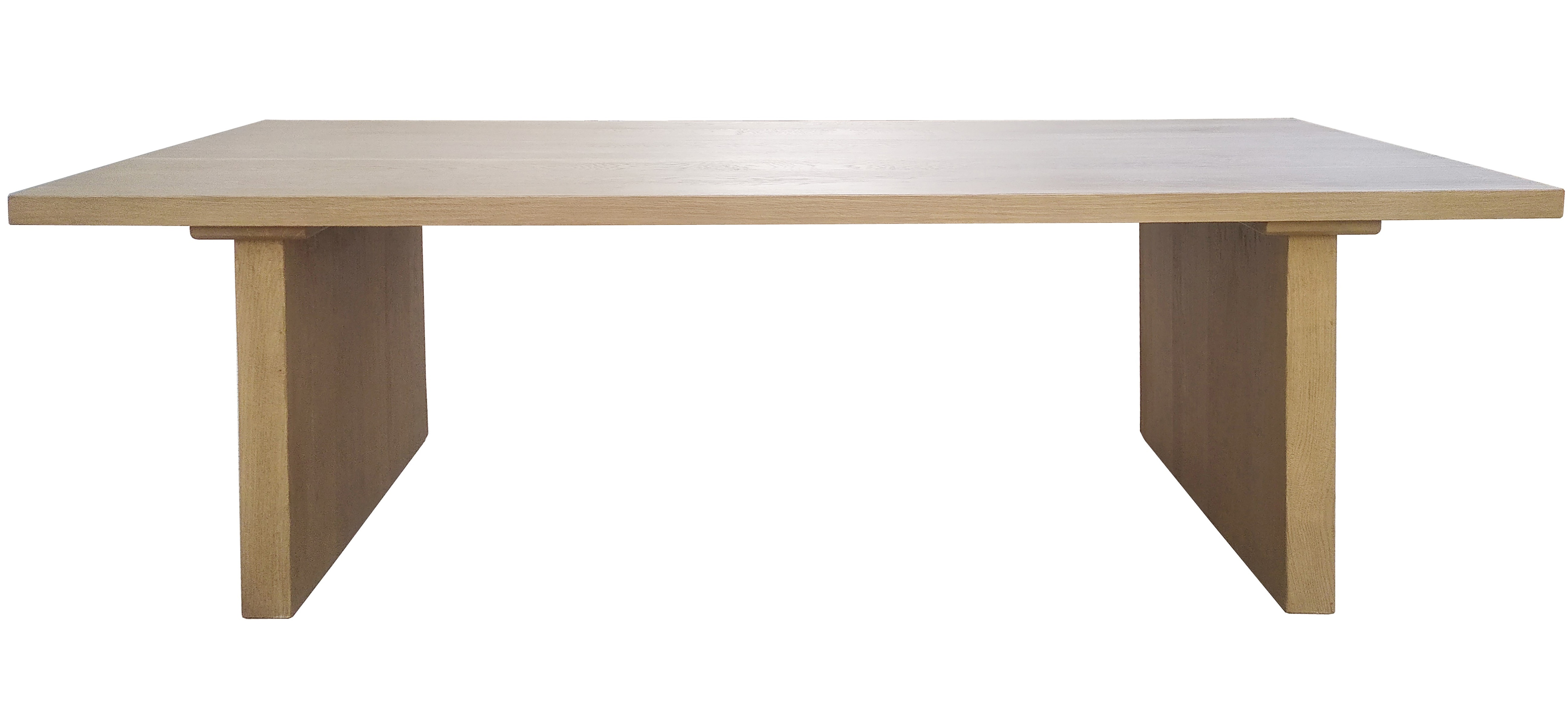 LEEDS OAK DINING TABLE - 100in