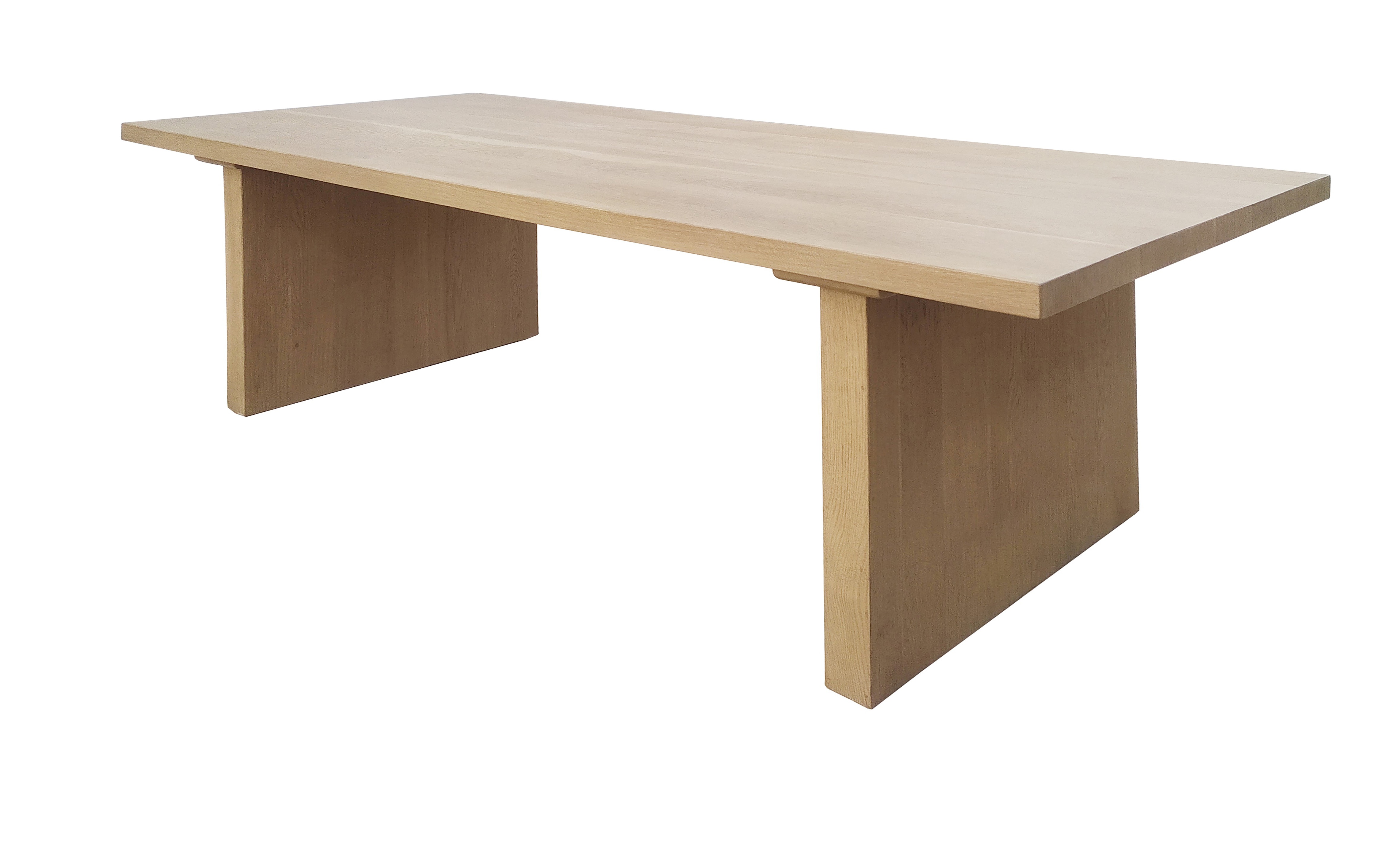 LEEDS OAK DINING TABLE - 100in