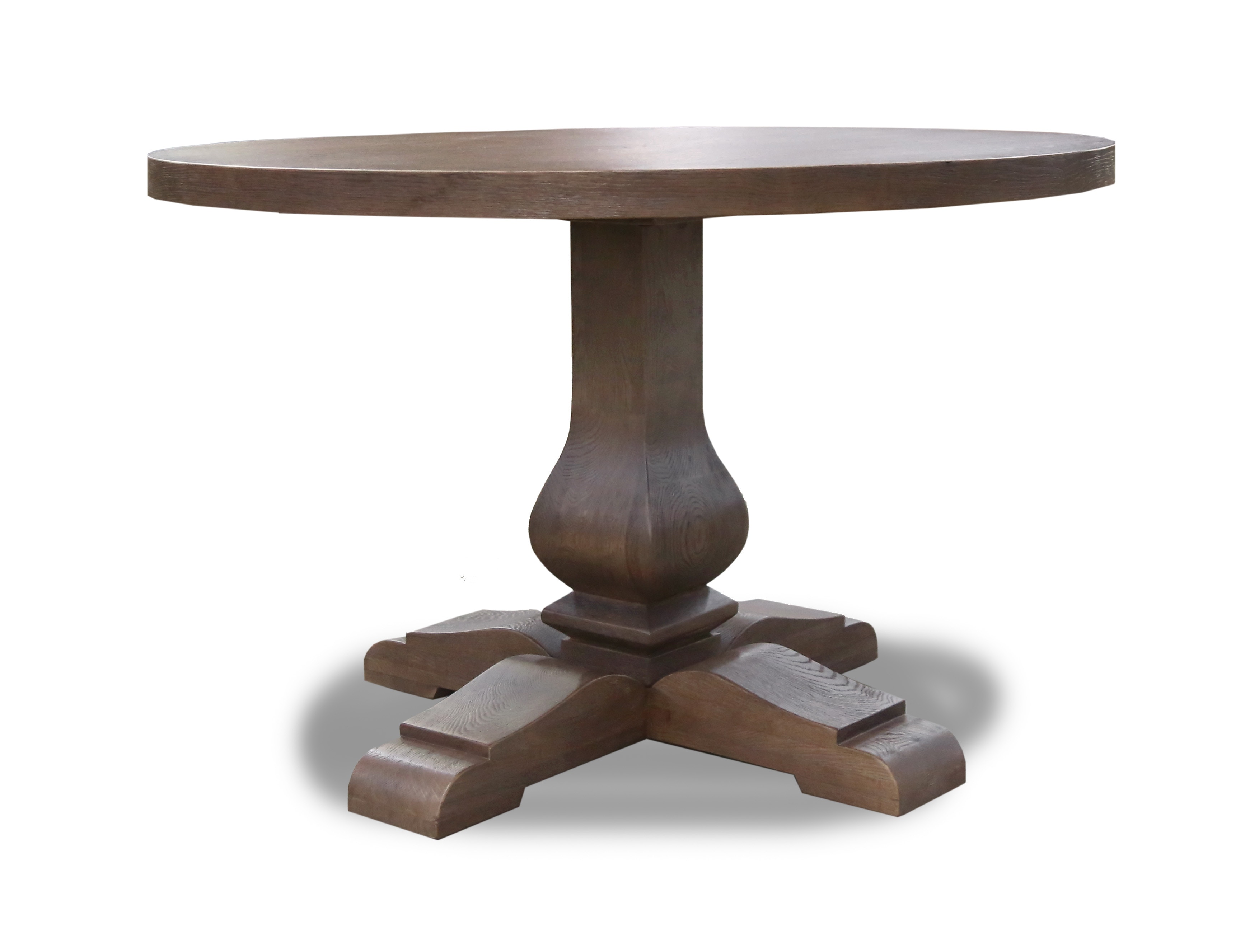  Bristow 48in Round Dining Table - Toffee 