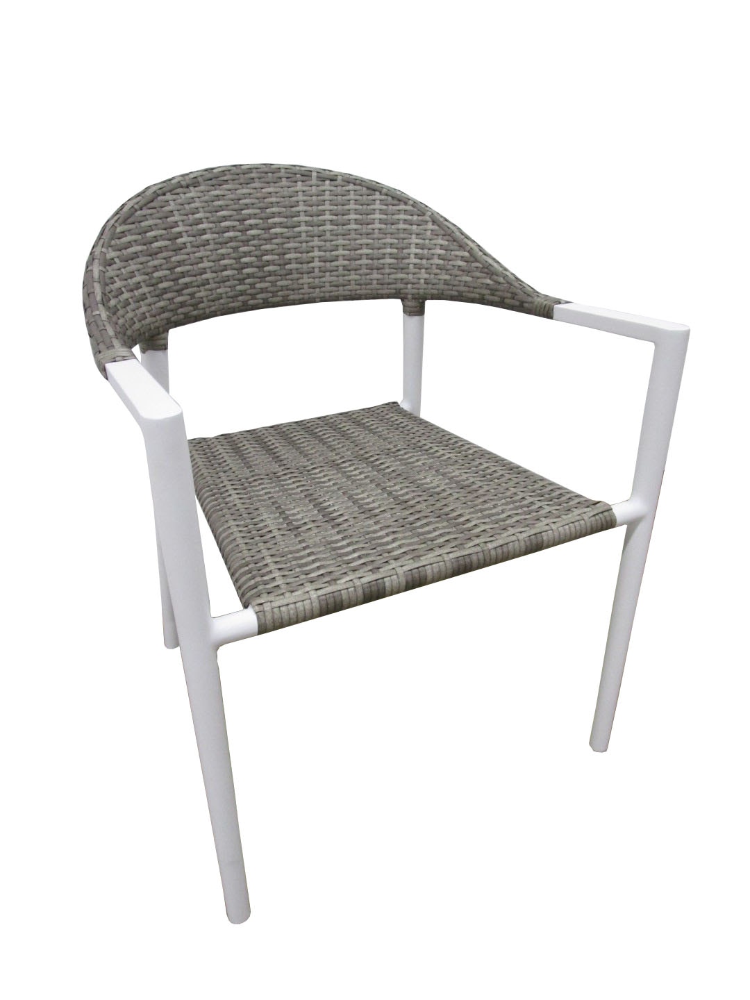 amaral woven chair in white