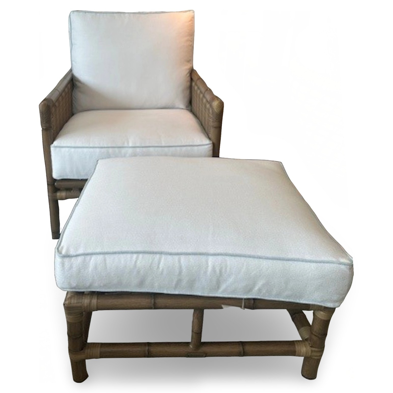  Brooks by Celerie Kemble Loung and Ottoman 
