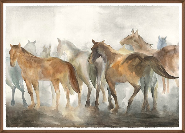  In the Wild Desert I - Glass Framed 