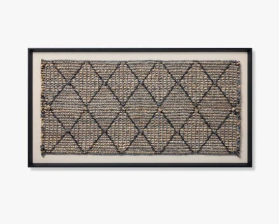  Wood Frame 49 X 26 Grey / Beige 