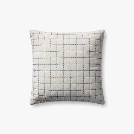  Pillows 18 X 18 Natural / Blue 