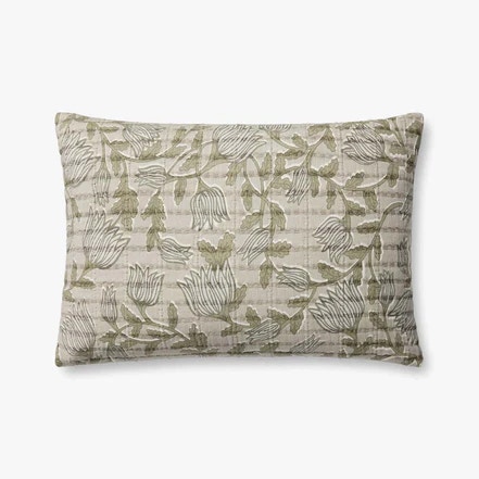  Pillows 26 X 16 Natural / Sage 