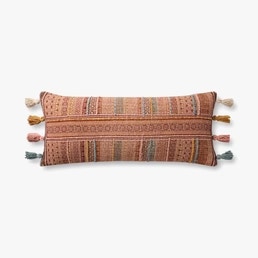  Pillows 35x13 Brick/Multi 